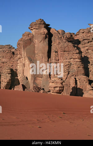 Saudi Arabien, Provinz Tabuk, Hisma Bergwelt, Stockfoto