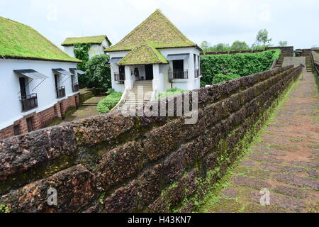 Reis Magos Fort Goa Indien Stockfoto