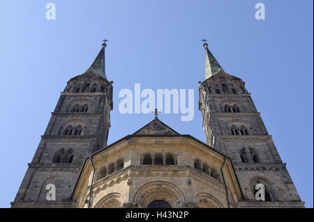 Deutschland, Bayern, Franken, Bamberg, Dom, St. Peter und Georg, Stück Stockfoto