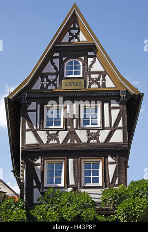 Deutschland, Baden-Wurttemberg, Bad Wimpfen, Old Town, Fachwerkhaus, Architektur, Fachwerk-Architektur, Fachwerk, Sehenswürdigkeit, niemand, Fachwerkbau, Struktur, Haus Fassade, Fassade, Stockfoto