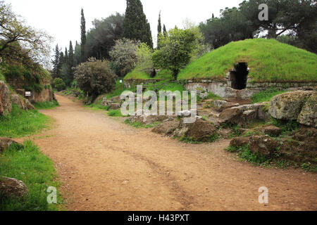 Italien, Latium, Cerveteri, Banditaccia, Nekropole, Stockfoto