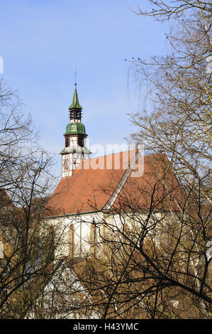 Santas Kirche, Waiblingen, Baden-Württemberg, Deutschland, Stockfoto