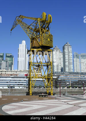 Argentinien, Buenos Aires, Puerto Madero, laden Motor, Stockfoto