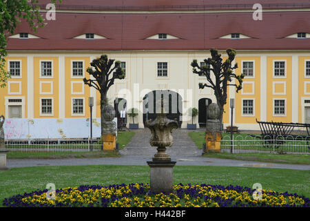 Deutschland, Sächsische Schweiz, Rammenau, Schlosspark, Ziel-Haus, Park, Sommer, Stockfoto