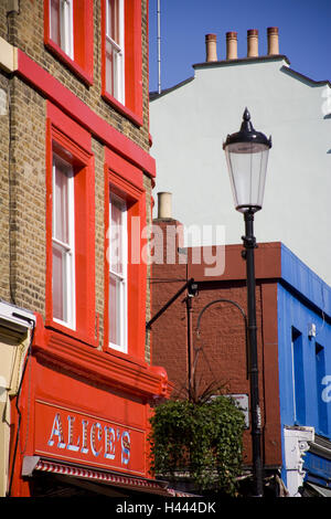 Großbritannien, England, London, Notting Hill, Portobello Road, Antiquitätenladen, "Alice", Fassade, Detail, Stockfoto