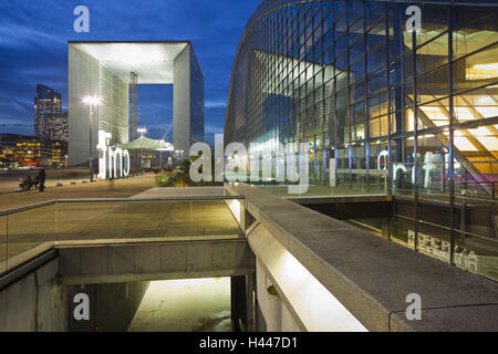 Frankreich, Paris, La Défense, La Grande Arche, Stockfoto