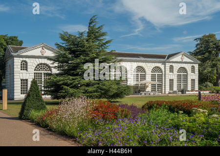 Die Orangerie, Kew Royal Botanical Gardens, London, England Stockfoto