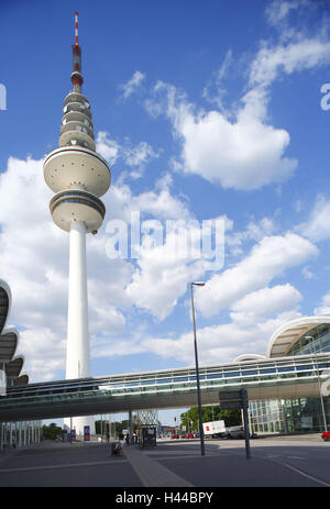 Deutschland, Hamburg, Fernsehturm, Masse Hallen, Stockfoto