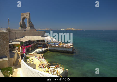 Frankreich, Provence, Marseille, Denkmal, Monument Aux Morts Ost Stockfoto