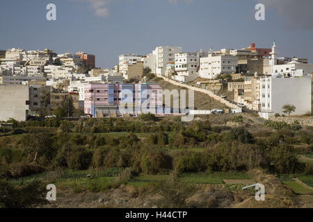 Saudi Arabien, Provinz Asir, Stadt Abha, Blick auf die Stadt, Stockfoto