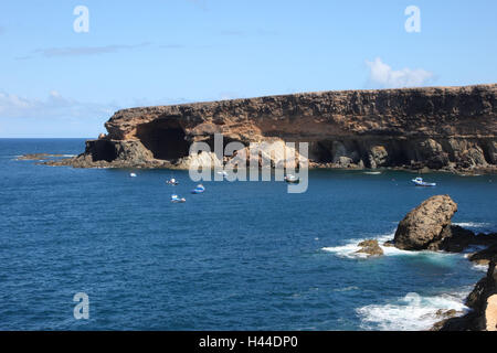 Galle Küste mit Puerto De La Pena auf Fuerteventura, Stockfoto