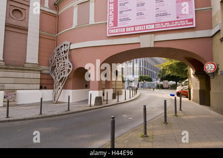 Rücken, Grillo Theater, Essen, North Rhine-Westphalia, Germany, Stockfoto