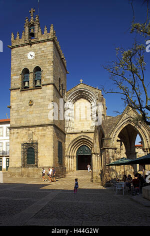 Nordportugal, Guimares, Altstadt, Platz Praca de Santiago, Stockfoto