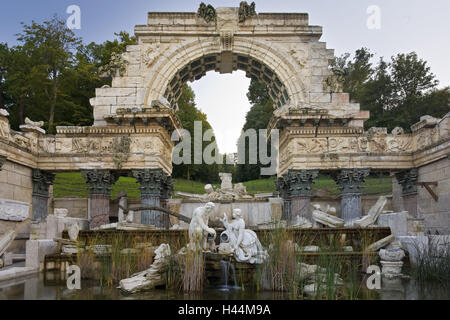Österreich, Wien, Schloss Schönbrunn, Schloss Garten, gut Stockfoto