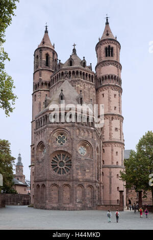 Europa, Deutschland, Rheinland-Pfalz, Worms, Dom St. Peter, Stockfoto