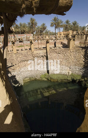 Saudi Arabien, Provinz Tabuk, Stadt Taima, Bir Hadaj, Stockfoto