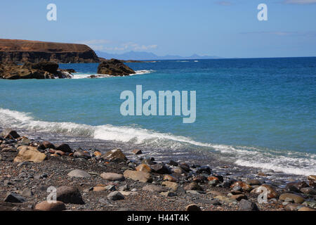 Galle Küste mit Puerto De La Pena auf Fuerteventura, Stockfoto