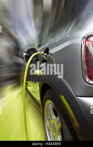 Laden Bahnhof, Connector, Energie, Elektromobil, kostenlos, mittlere close-up, Stockfoto