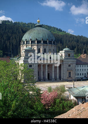 Deutschland, Baden-Wurttemberg, St. Blasien, Kathedrale, Sommer, schwarzer Wald, Kirche, Pfarrkirche, Münster, Dom, Kirche, Architektur, Klassizismus, Struktur, Architektur, Reiseziel, Tourismus, Stockfoto