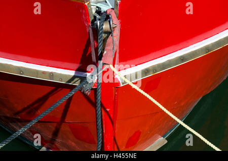 Bogen des rotes Boot, Havelock, Pelorous Sound, Marlborough Sounds, Südinsel, Neuseeland Stockfoto