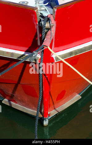 Bogen des rotes Boot, Havelock, Pelorous Sound, Marlborough Sounds, Südinsel, Neuseeland Stockfoto