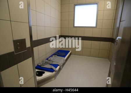 Im Inneren der neuen Sorgerecht Suite Barnsley Polizeistation in South Yorkshire, Großbritannien. Stockfoto