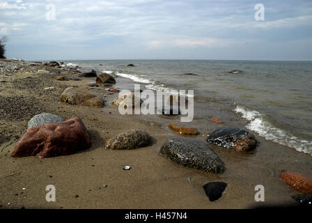 Strand an der Ostsee, Stockfoto