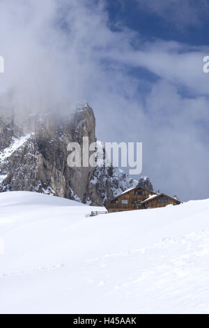 Italien, Dolomiten, Belluno, Cortina d ' Ampezzo, Passo Tu Giau Giauhütte, Stockfoto