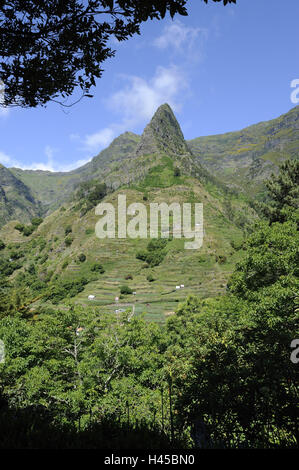 Insel Madeira, Portugal Serra de Agua, Berglandschaft, Stockfoto