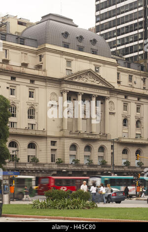 Argentinien, Buenos Aires, Börse, Straßenszene, Stockfoto