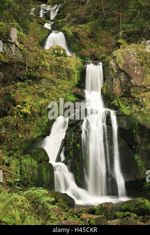 Deutschland, Schwarzwald, Triberger Wasserfälle, Stockfoto