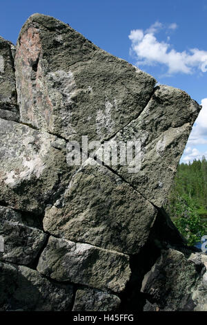 Nationalpark Hiidenportti, Sotkamo Finnland Stockfoto