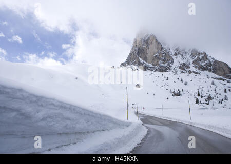 Italien, Dolomiten, Belluno, Cortina d ' Ampezzo, Passo Tu Giau Bergpass, Stockfoto