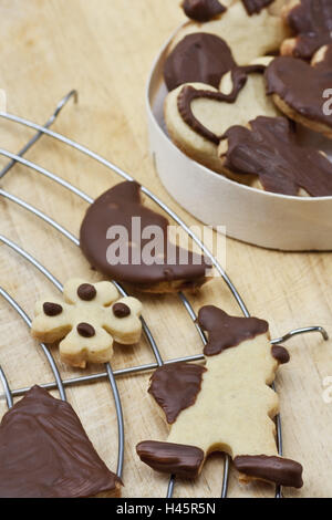 Christmas Cookies, Schokolade fondant Stockfoto