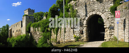 Deutschland, Sachsen-Anhalt, Eckartsberga, Eckartsburg, Stockfoto