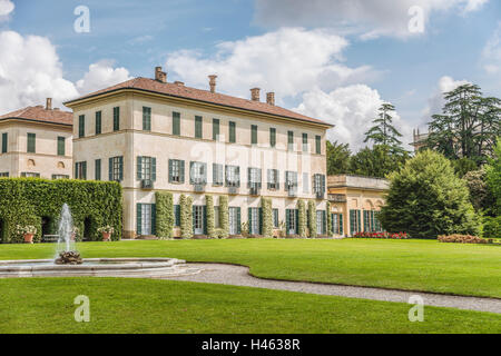 Villa Menafoglio Litta Panza, Varese, Italien Stockfoto