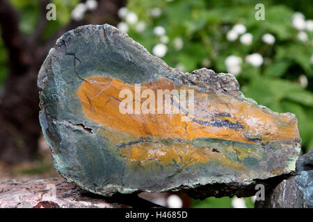 Mineralien, Stein Sammlung, Sigurborg Garten, Island, Stockfoto