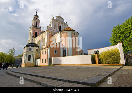 Litauen, Vilnius, Old Town, Vilniaus Gatve, St. Katharinen-Kirche, Stockfoto