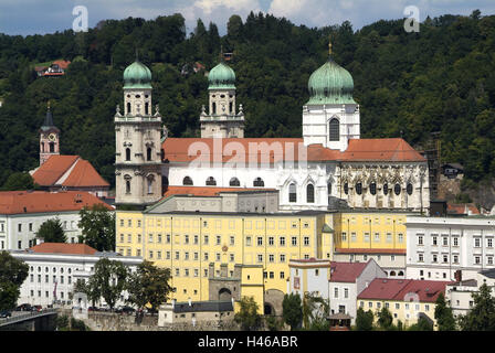 Deutschland, Bayern, Passau, Gasthaus, Altstadt, Stockfoto