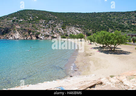 Strand Faros Insel Sifnos, Cyclades, Griechenland, Stockfoto