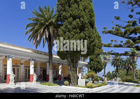 Griechenland, Insel Korfu, Schloss Achilleion, Achilleion, Southern, Europa, Europa, Gastouri, in Griechisch, Korfu, Insel, sperren, Südstaaten Amerikas, Europa, Ost-Corfu, Sissi, Kaiserin Elisabeth, Sissi Schloss, Stockfoto
