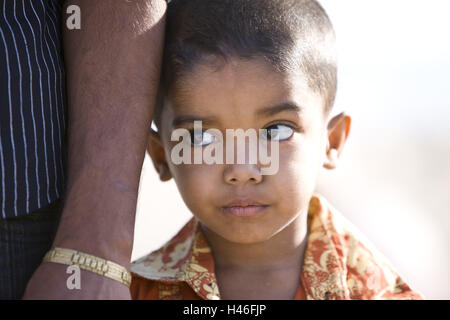 Oman, junge, Porträt, Schnitt, Stockfoto