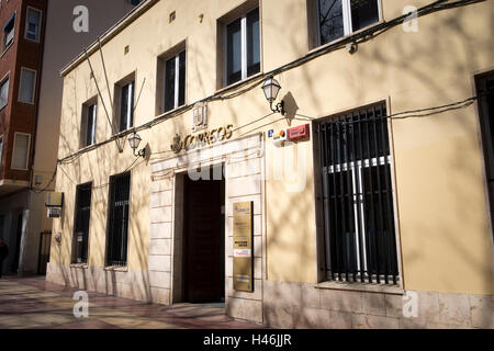 Correos Büro, Postamt, äußere Albereda Jaume 1 Xativa Spanien Stockfoto