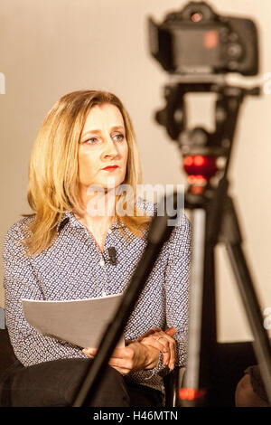 Daniela Drtinova, tschechischer Journalist Stockfoto