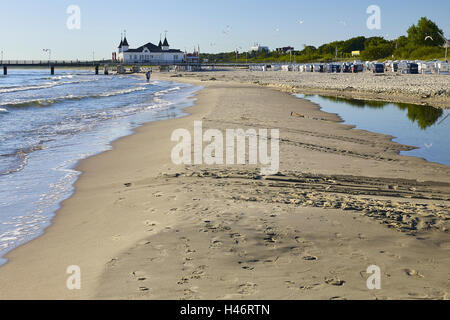 Pier in Ahlbeck, Usedom, Mecklenburg Western Pomerania, Deutschland Stockfoto