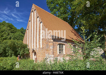 Kirche in Morgenitz, Lieper Winkel, Usedom, Mecklenburg Western Pomerania, Deutschland Stockfoto