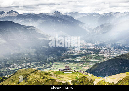 Alpe Foppa am Monte Tamaro, Tessin, Schweiz Stockfoto