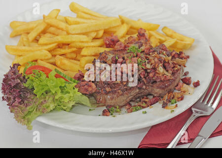 Platte, Hauptmahlzeit, Stockfoto