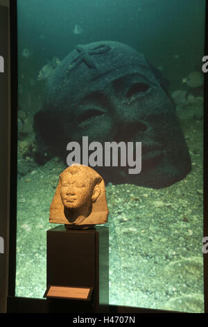 Ägypten, Alexandria, Nationalmuseum, Unterwasserarchäologie, Stockfoto