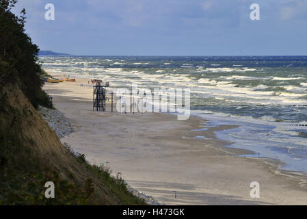 Klifowa, Rewal, Województwo Zachodniopomorskie, Ostsee, Strand, Rewahl, Pommern, Polen, Stockfoto